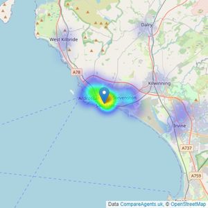 MacKenzie Way - Ayrshire listings heatmap