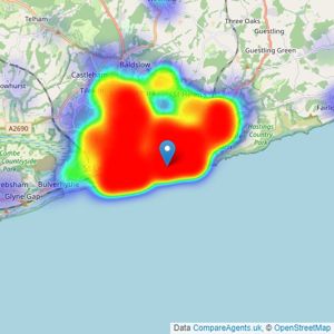 MADE - Hastings listings heatmap