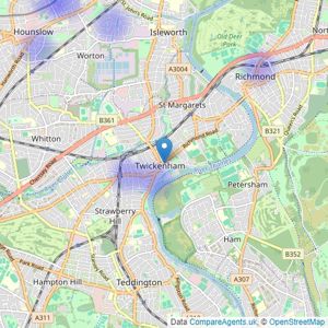 Madison Brook - Twickenham listings heatmap