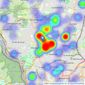 Maggs & Allen - Henleaze listings heatmap