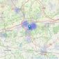 Maison - Covering Kent / Surrey listings heatmap