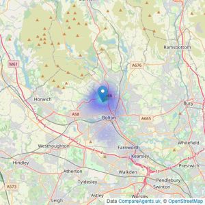 Manhattan Estates - Bolton listings heatmap