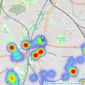 Mann - Catford listings heatmap