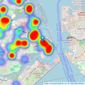 Mann - Gosport listings heatmap