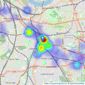 Mann - Lewisham listings heatmap