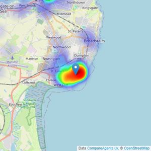 Mann - Ramsgate listings heatmap