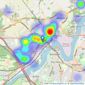 Mann - Strood listings heatmap