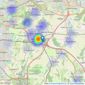 Mann - Swanley listings heatmap