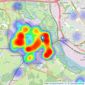 Mann - Totton listings heatmap