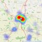 Manning Stainton - Wetherby listings heatmap