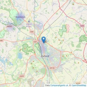 Manor Oxford - Oxford listings heatmap