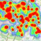 Mansell McTaggart - Burgess Hill listings heatmap