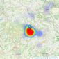 Mansell McTaggart - Crowborough listings heatmap