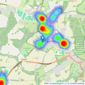 Mansell McTaggart - Cuckfield listings heatmap