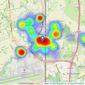 Mansell McTaggart - Horley listings heatmap