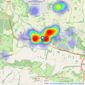 Mansell McTaggart - Storrington listings heatmap