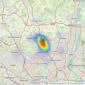 Mantlestates - East Barnet listings heatmap