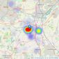 Marble Property Services - Castle Donington listings heatmap