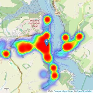 Marchand Petit - Dartmouth listings heatmap