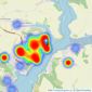 Marchand Petit - Salcombe listings heatmap