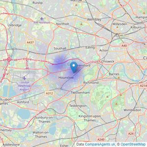 MARCUS TELFORD ESTATE AGENTS - Isleworth listings heatmap