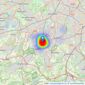 Mark Anthony Estate Agents - Ewell listings heatmap