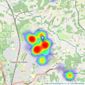 Mark Revill & Co - Lindfield listings heatmap