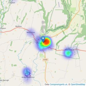 Mark Stephensons - Pickering listings heatmap