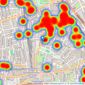 Marsh & Parsons - Brook Green listings heatmap