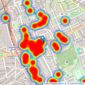 Marsh & Parsons - Holland Park listings heatmap