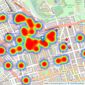 Marsh & Parsons - Marylebone & Mayfair listings heatmap