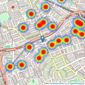 Marsh & Parsons - North Kensington listings heatmap