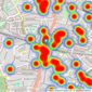 Marsh & Parsons - Streatham Hill listings heatmap