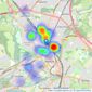 Marshall Vizard - Watford listings heatmap