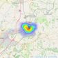 Martin & Co - Cheltenham listings heatmap