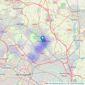 Martin & Co - Sutton Coldfield listings heatmap