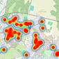 Martin S Lonsdale - Bradford listings heatmap