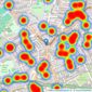 Martyn Gerrard - Crouch End listings heatmap