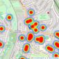 Martyn Gerrard - Whetstone listings heatmap