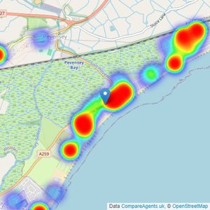 masonbryant - Pevensey Bay listings heatmap