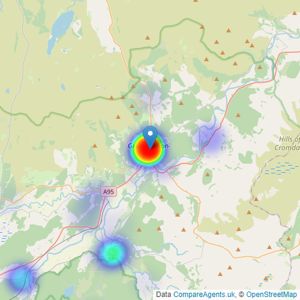 Masson Cairns - Grantown on Spey listings heatmap