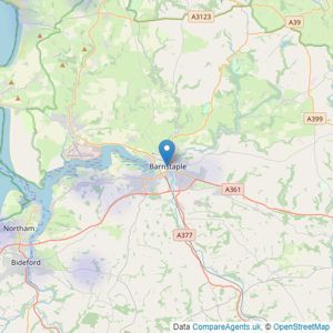 Match Property - Devon listings heatmap