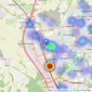 Mather Estates - Stevenage listings heatmap