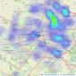 Matthew James Property Services - Coventry listings heatmap