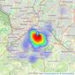 Matthewsestates.co.uk - Knowle listings heatmap