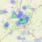 Maxey Grounds - Wisbech listings heatmap