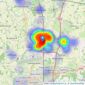 Mayhew Estates - Horley listings heatmap