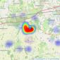 McCarthy Holden - Odiham listings heatmap