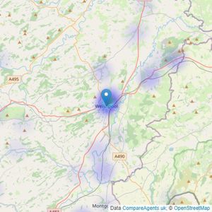 McCartneys LLP - Welshpool listings heatmap