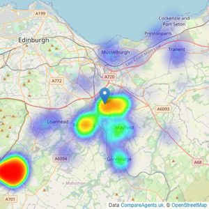 McDougall McQueen - Dalkeith Property Hub listings heatmap